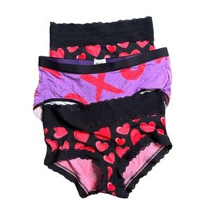 New MeUndies heart Bundle underwear briefs Size XS
